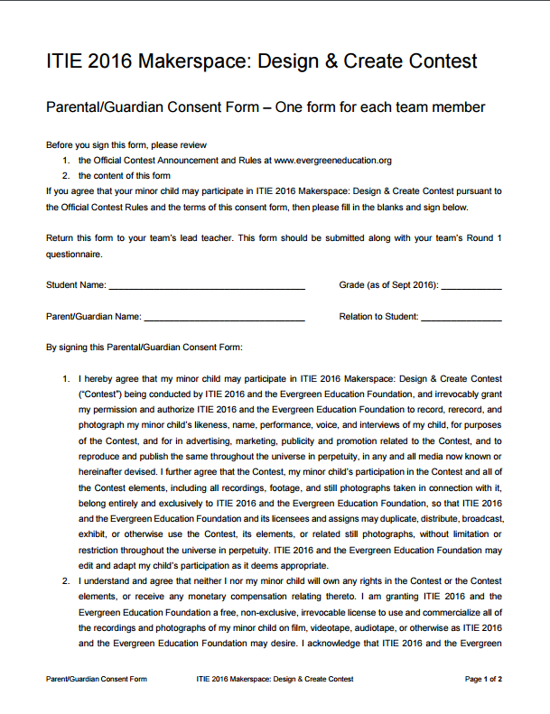 Download Parental/Guardian Consent Form